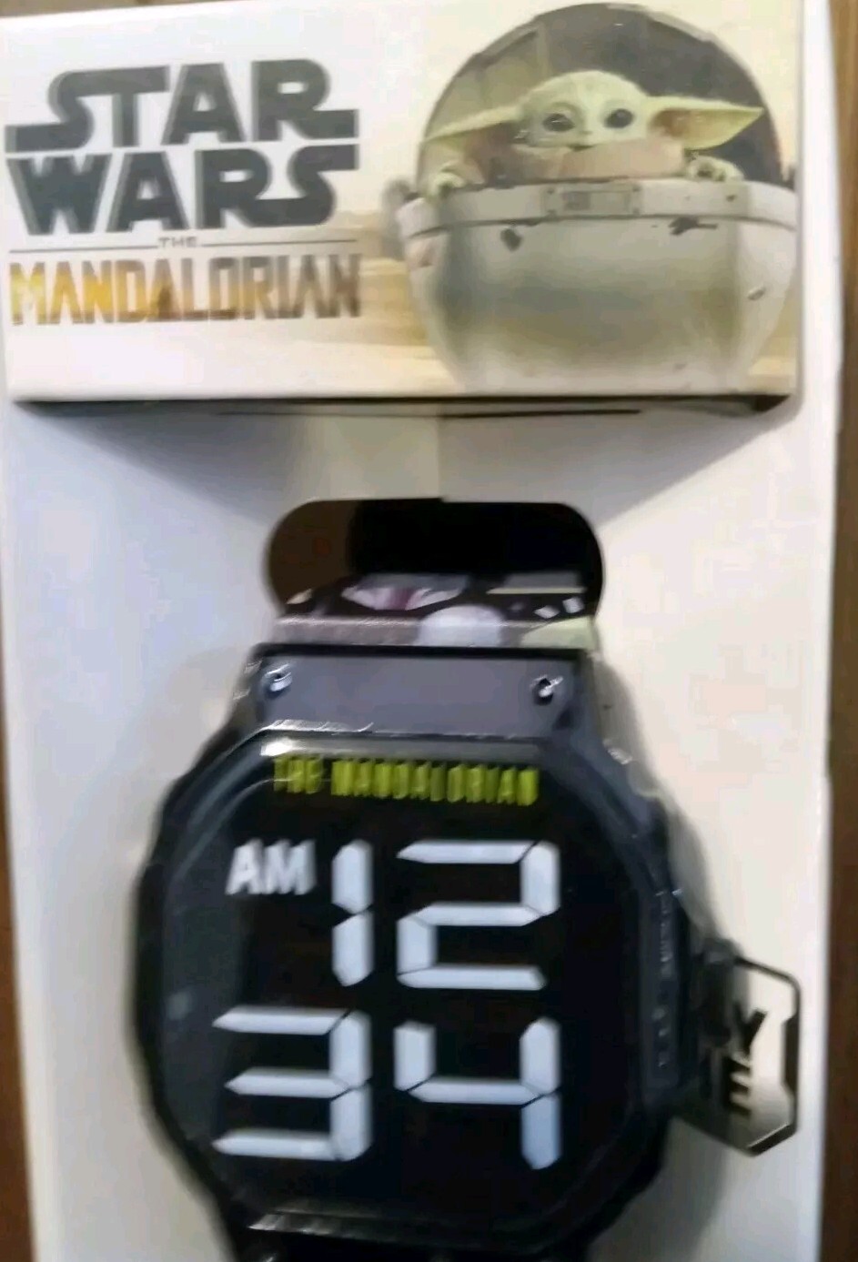 Star Wars Mandalorian Children’s Watch NEW Ages 6+ LED Watch