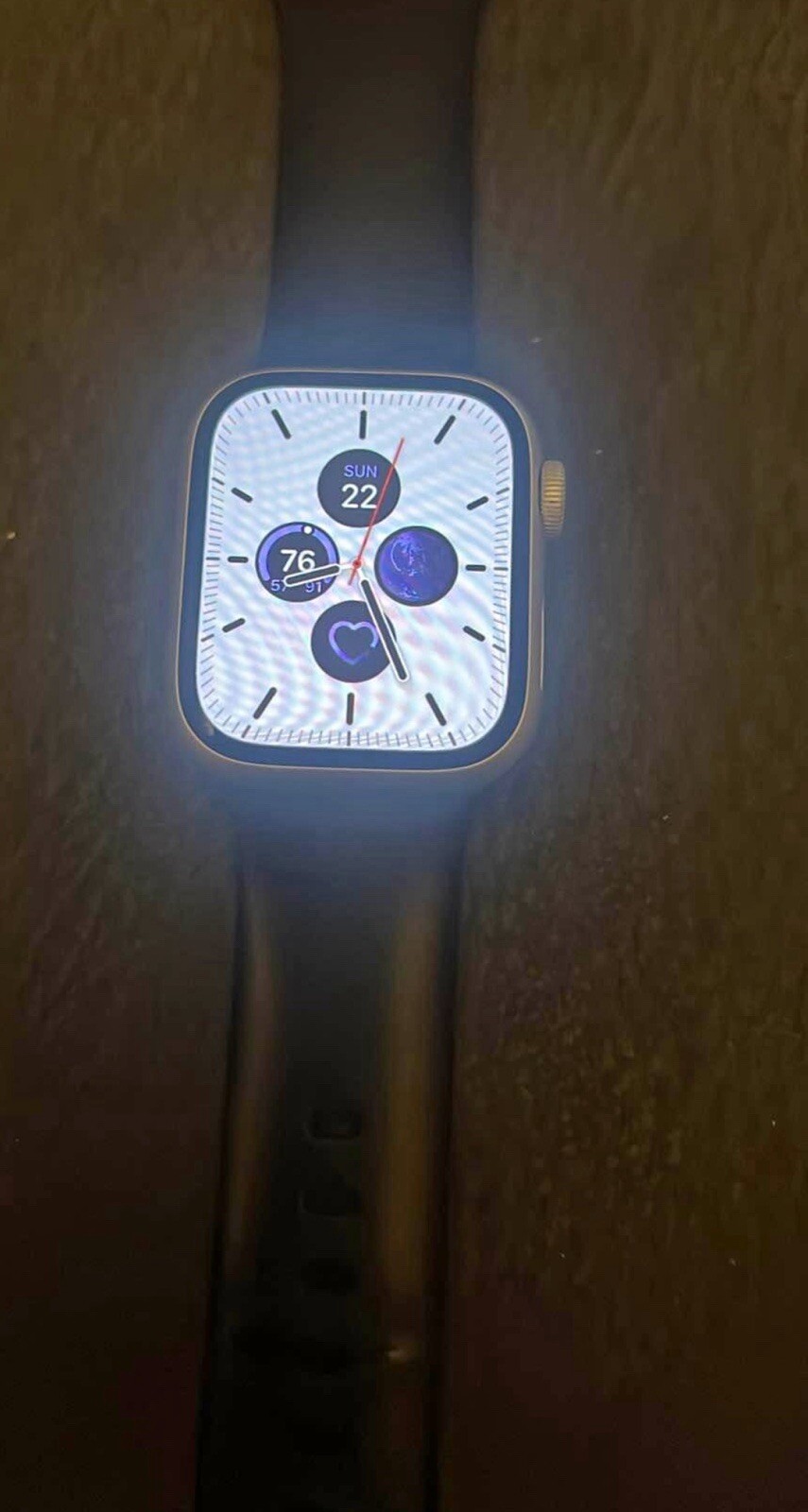 Apple Watch Series 7 45mm Blue Case with Aluminum Band (A2474)