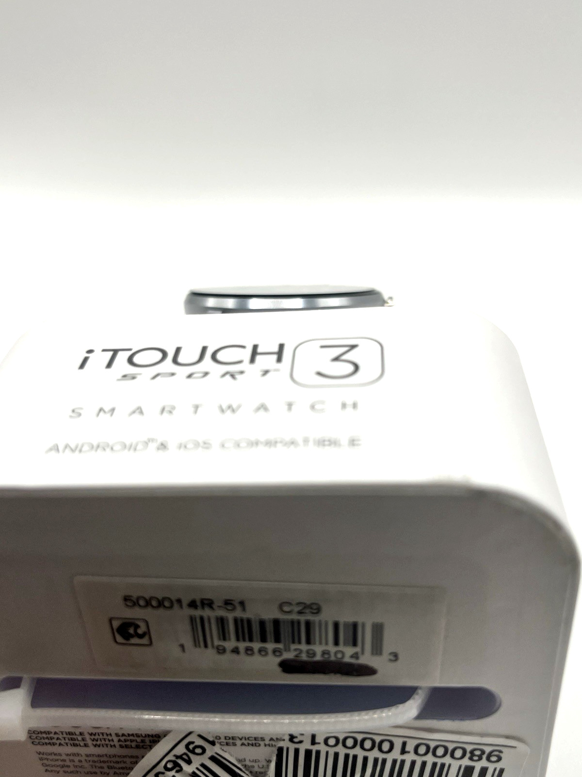 iTouch Sport 3 Smartwatch Silver Mesh Heart Rate Fitness Tracker New – New