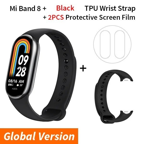 Xiaomi Mi Band 8 Smart Bracelet AMOLED Screen Blood Oxygen Monitoring Bluetooth