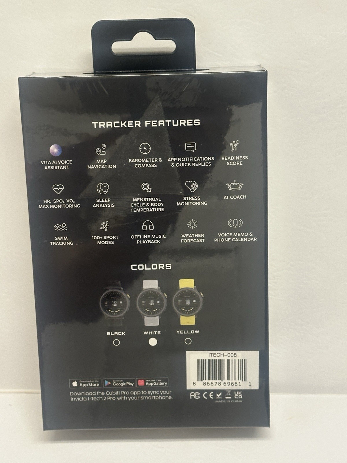 Invicta I-Tech 2 Pro Unisex Smartwatch-White Model (ITECH-008)
