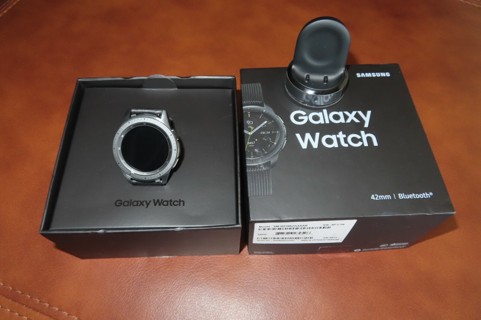 SAMSUNG GALAXY WATCH SM-R810 42MM STAINLESS MIDNIGHT BLACK – BLUETOOTH AND GPS