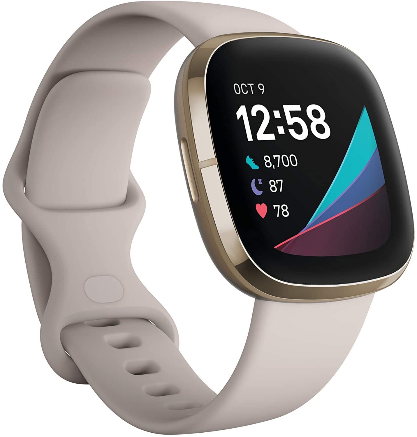 Fitbit Sense Advanced Health Smartwatch Soft Gold | USED