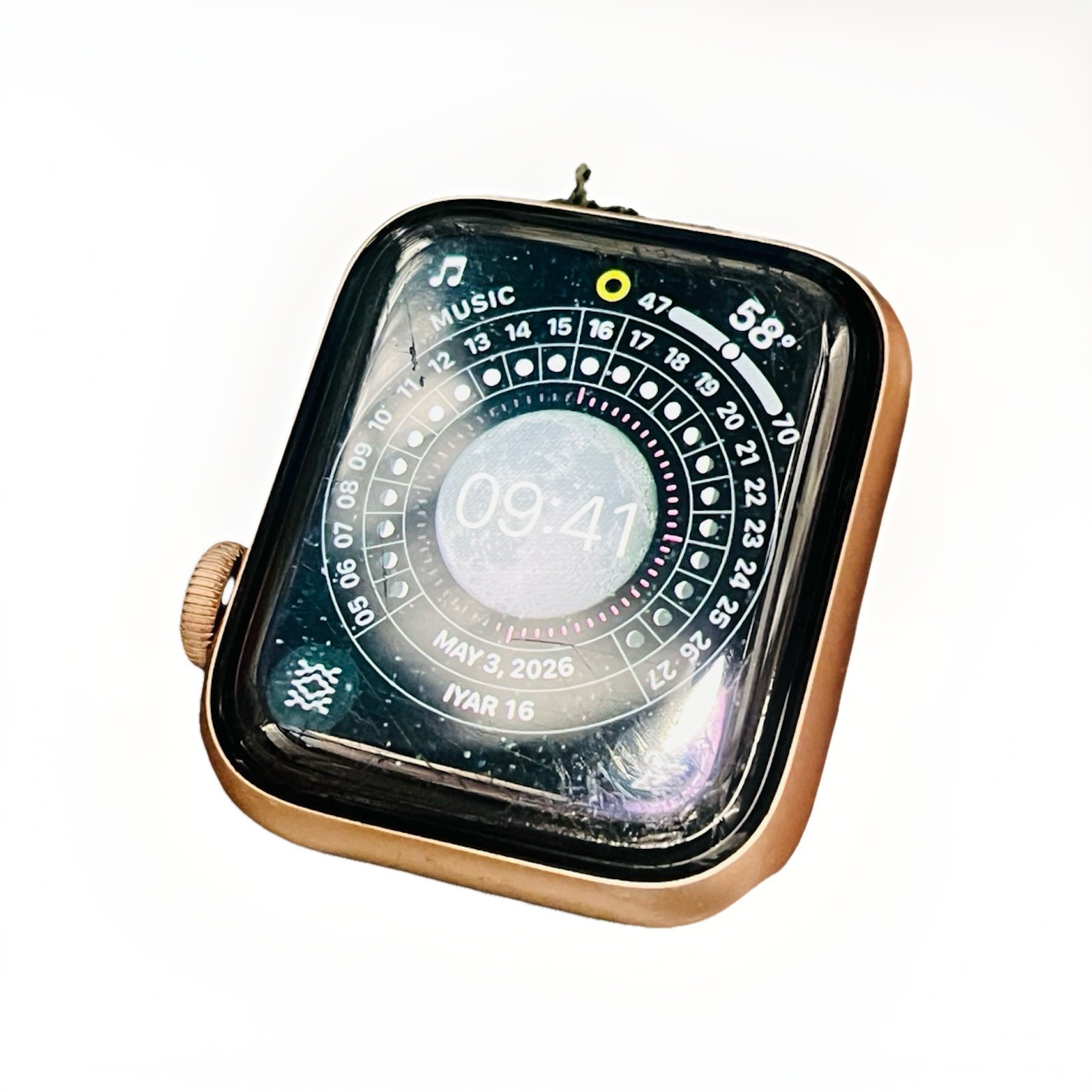 Apple Watch Series 5 41mm Rose Gold Aluminum GPS + LTE Cellular 32GB FACE ONLY