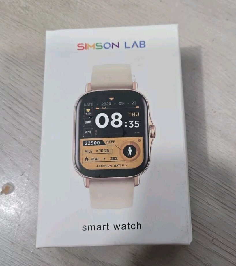 Smart Bluetooth Watch Metal Strap Fitness Tracker, for Android / iOS iPhone,Gold