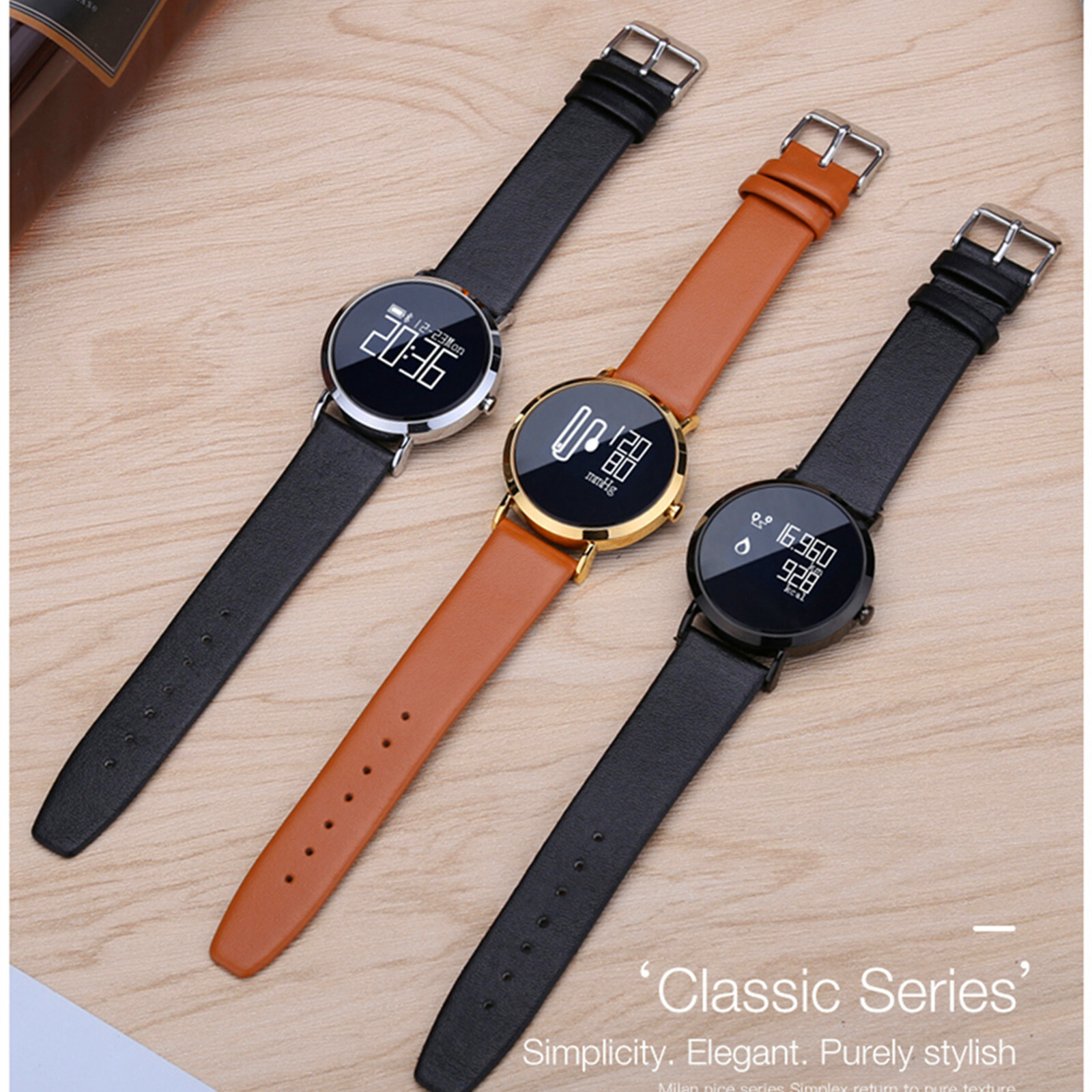 Touch Screen Bluetooth Smart Watch Sleep Quality Tracking For Business Sports