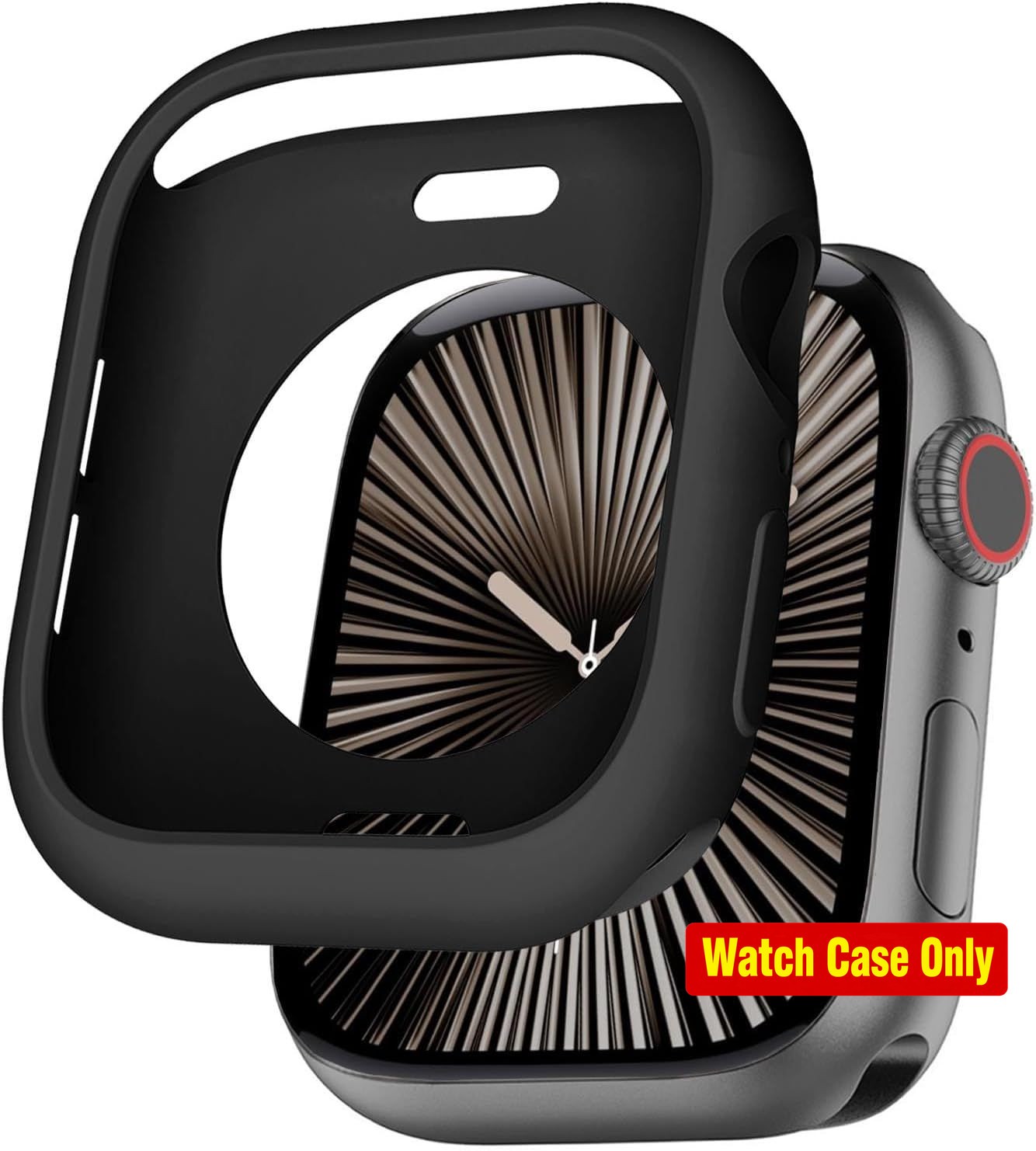 Soft Flexible TPU Bumper Case for Apple Watch Series 11/10 46mm [NO Front Screen