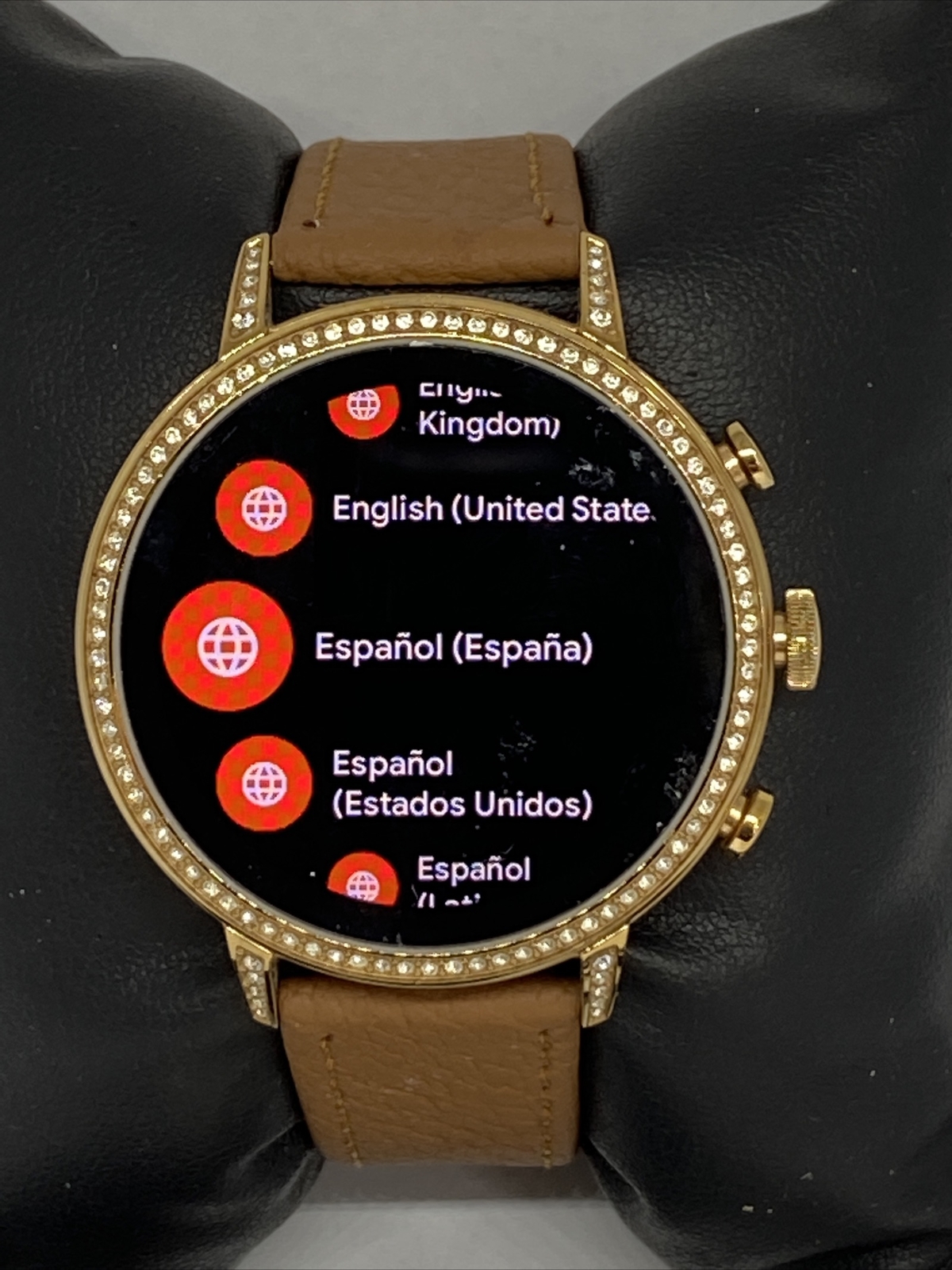 Fossil Gen 4 Authentic Digital Dial Smart Watch Custom Band FTW6011 CO159