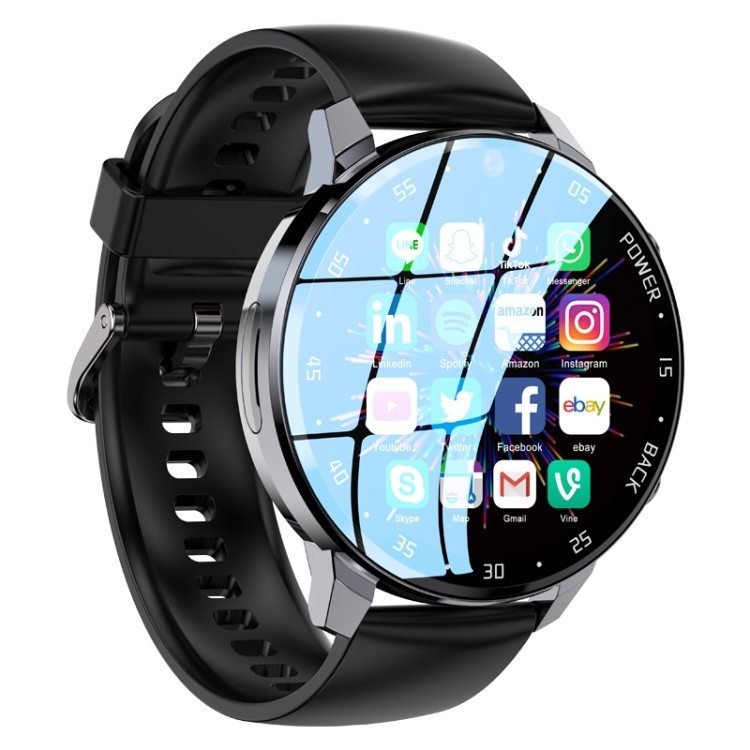 A3 4G Android 8.1 Smart Watch GPS Face Recognition IP67 Waterproof 1.43″