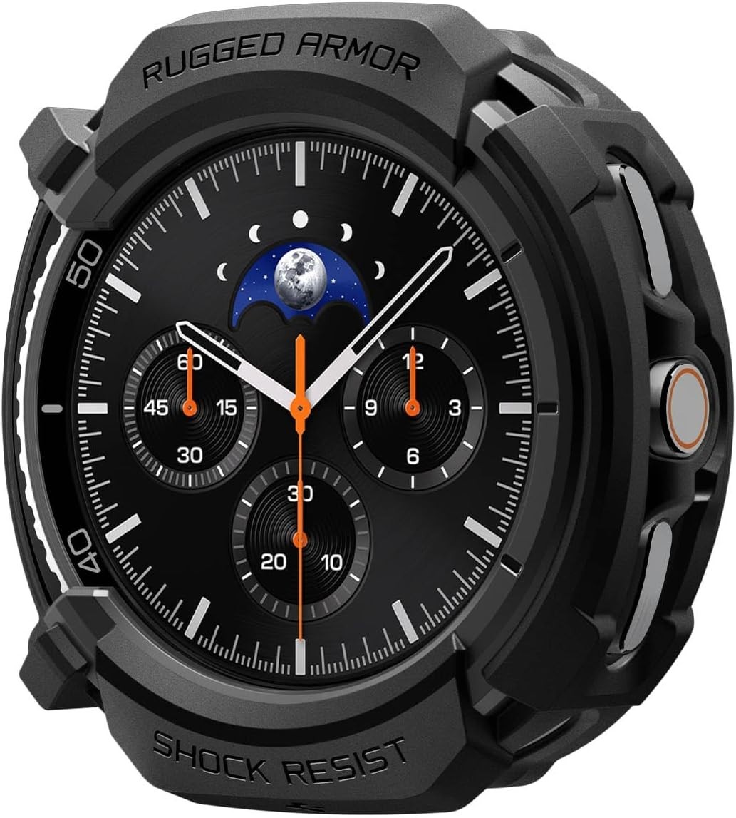 Rugged Armor Samsung Galaxy Watch 8 Classic 46mm Matte Black