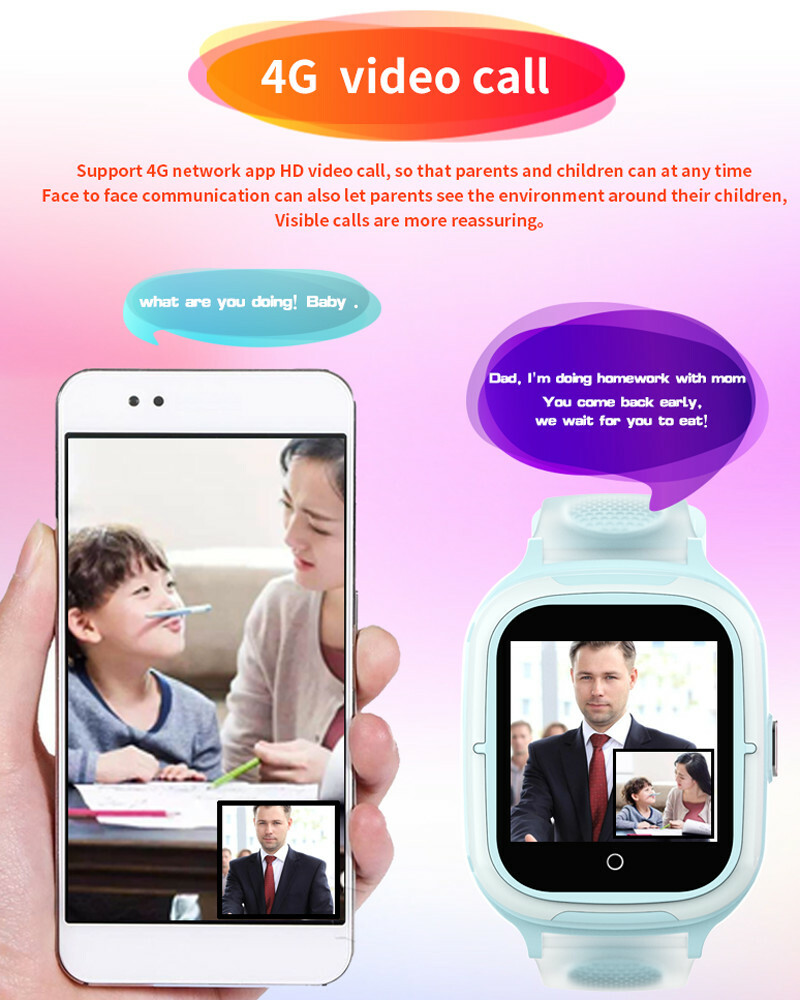 4G Kids Smartwatch Phone Call SOS Camera Video Call Smart Watch for Kids Gift