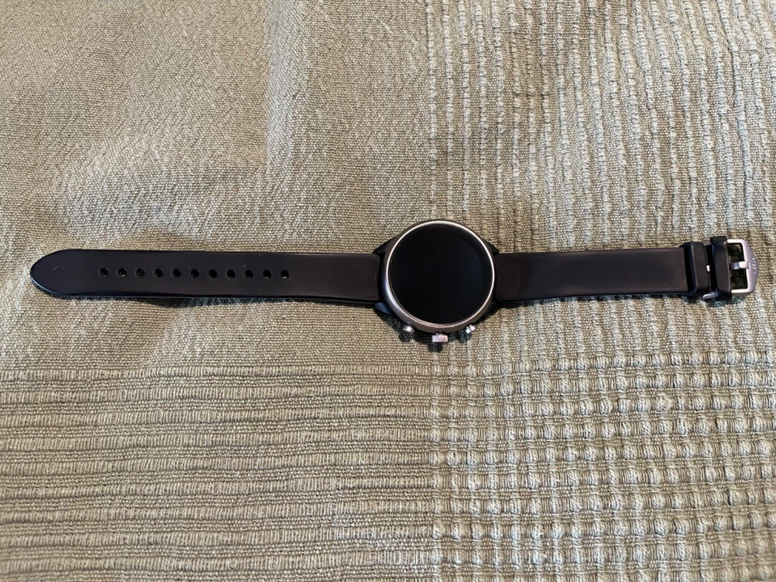 Fossil Gen 5 4mm Black Silicone Black Smartwatch