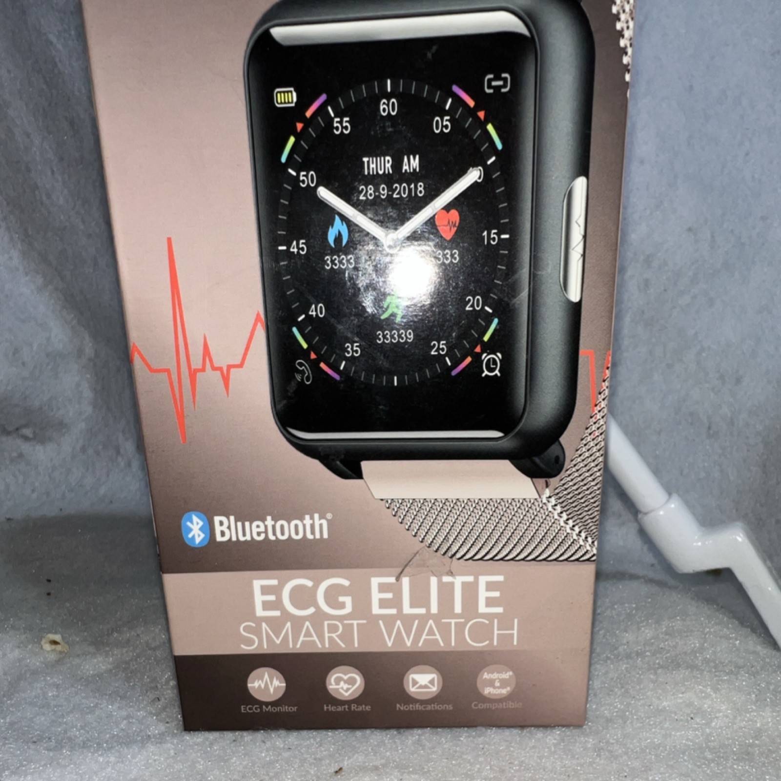 Supersonic SC-84ECG Smart Watch 1.3″ LCD ECG Heart Rate Blood Pressure