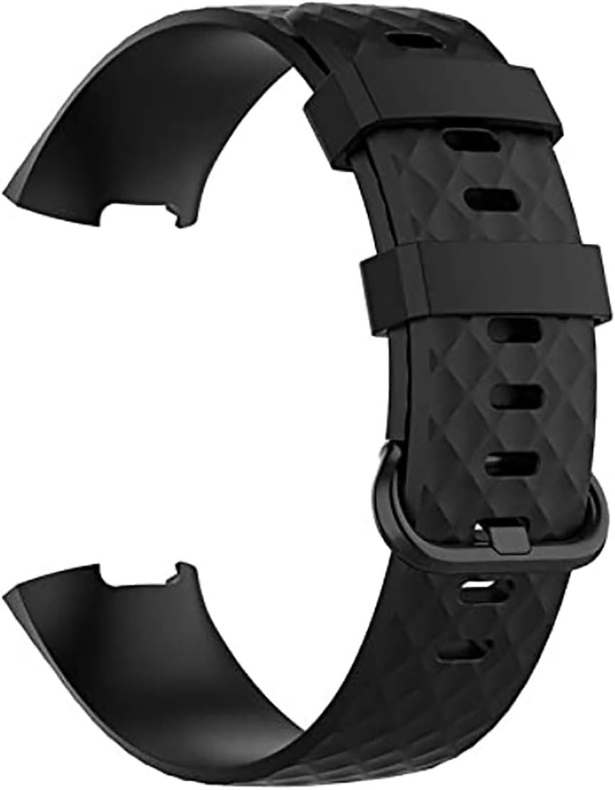 Silicone Strap Compatible with Fitbit Charge 4 / Charge 3, Fitness Band