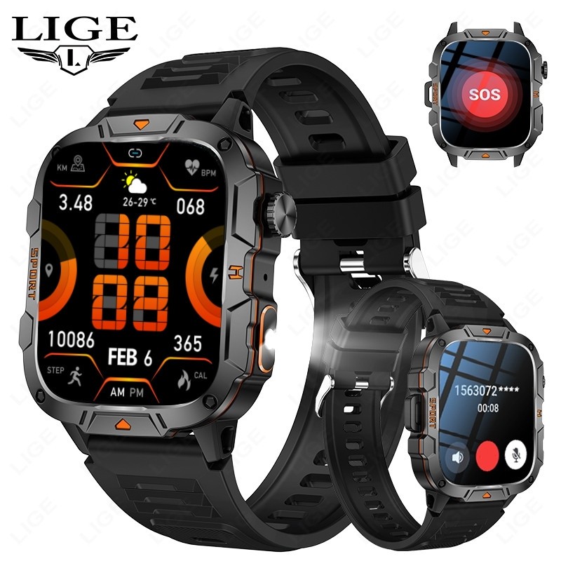 Smart Watch Bluetooth Call Heart Rate Fitness Tracker for Android iOS Men Women