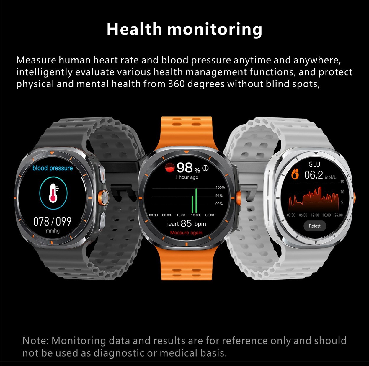 S7 Ultra Smart Watch Bluetooth Call Heart Rate Blood Oxygen Step Multi Sport