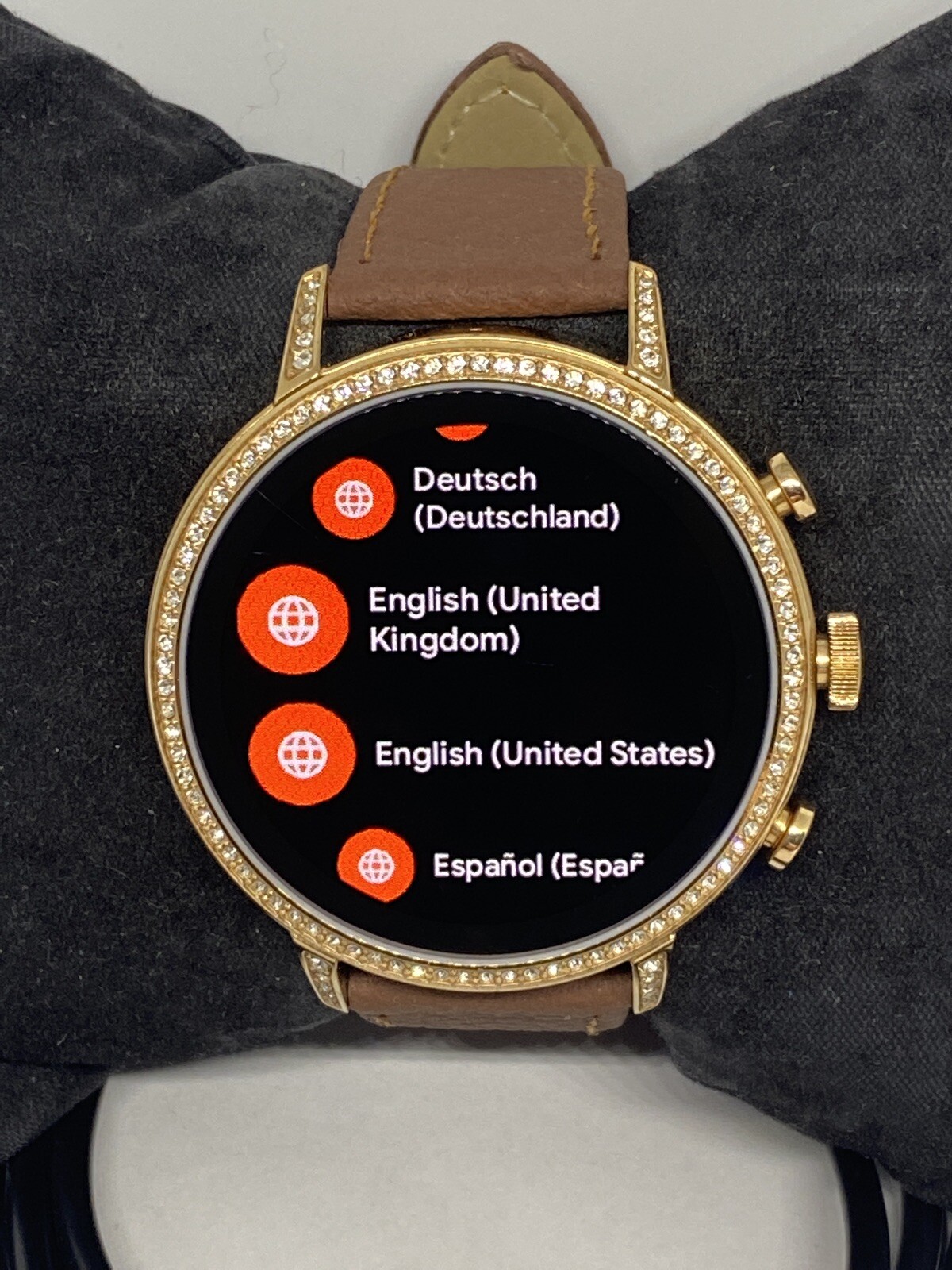 Fossil Gen 4 Authentic Digital Dial Smart Watch Custom Band FTW6011 AB393