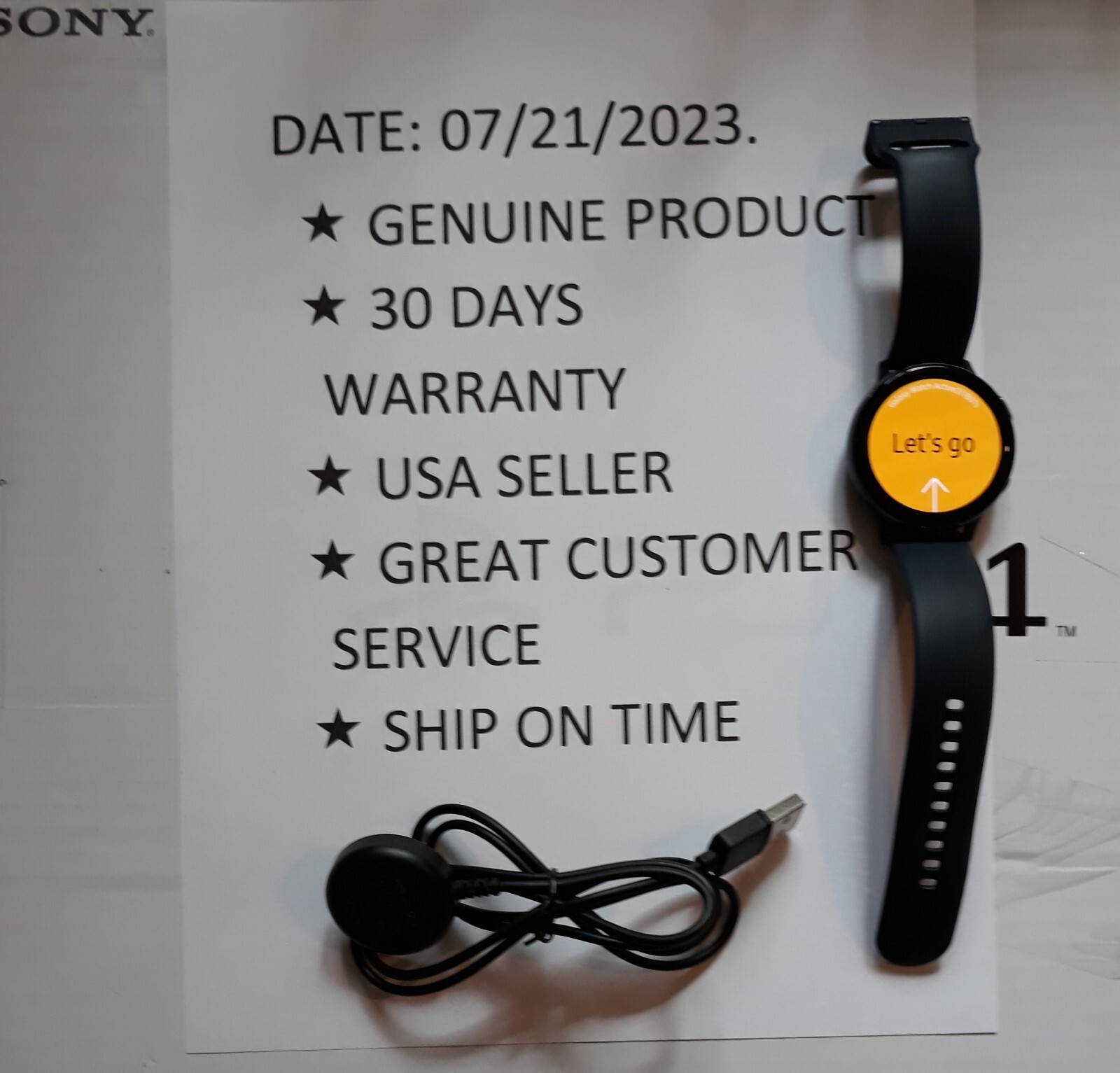 Samsung Galaxy Active 2 SM-R830 Smartwatch 40mm Black. Great Condition.