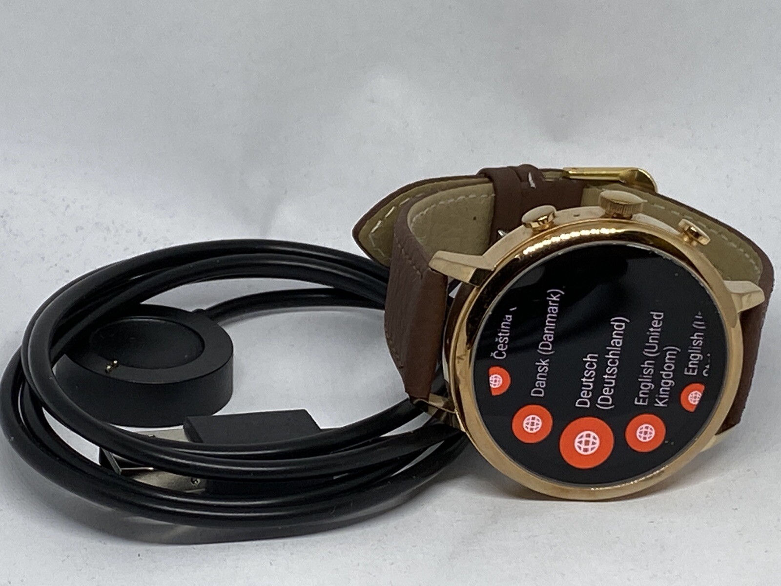 Fossil Gen 4 Authentic Digital Dial Smart Watch Custom Band FTW6016 LT343