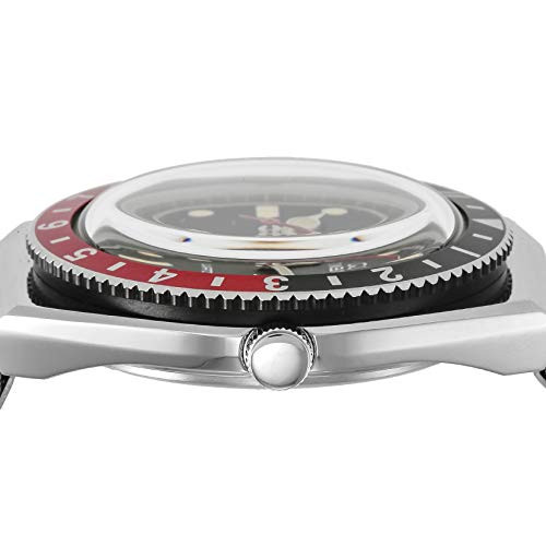 Timex Q Black x Red TW2TU61300 Silver Band