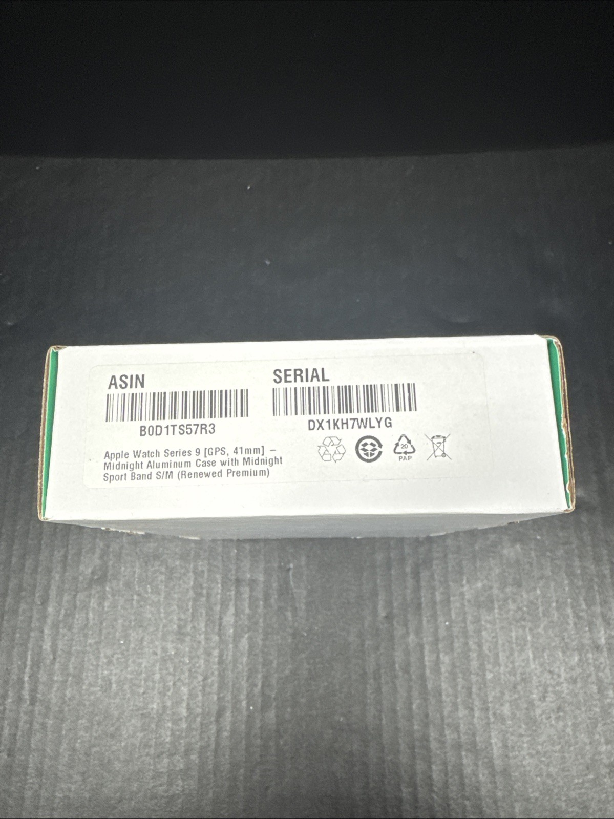 Apple Watch Series 9 [GPS, 41mm] – Midnight Aluminum Case, Amazon Re-newed!