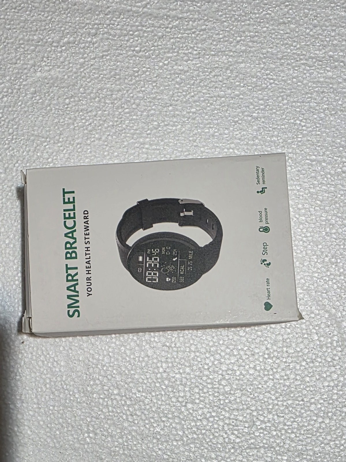 Smart Bracelet Watch Black From Your Health Steward New In Box.