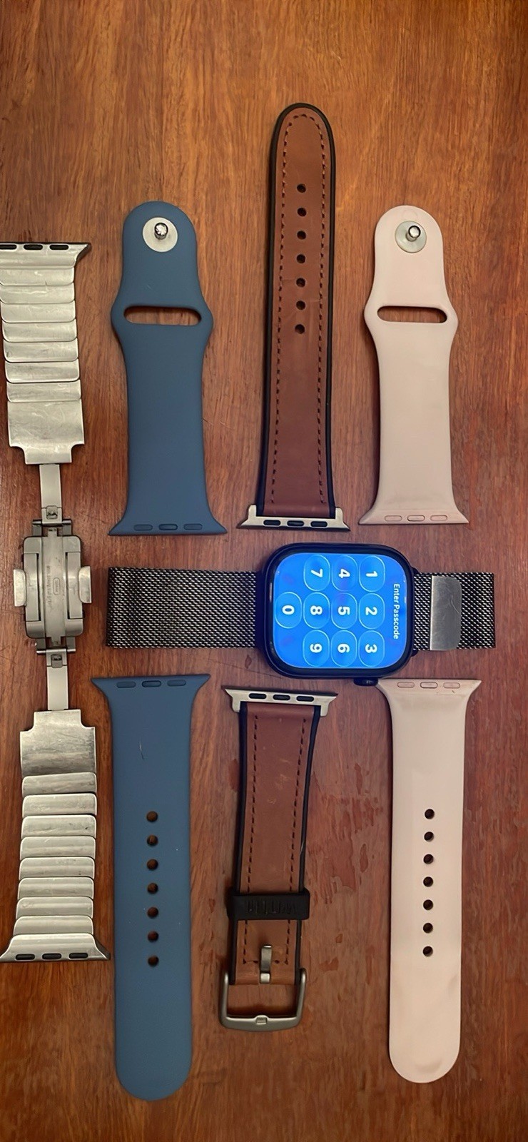 Apple Watch Series 10 GPS, 46mm Jet Black Aluminum Case Natural Milanese Loop SM