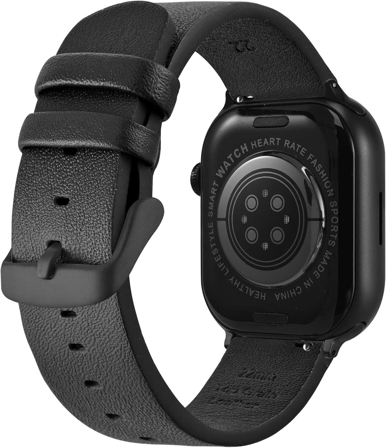 Genuine Leather Band for Apple Watch Series Ultra 49mm 45mm, Replacement Strap