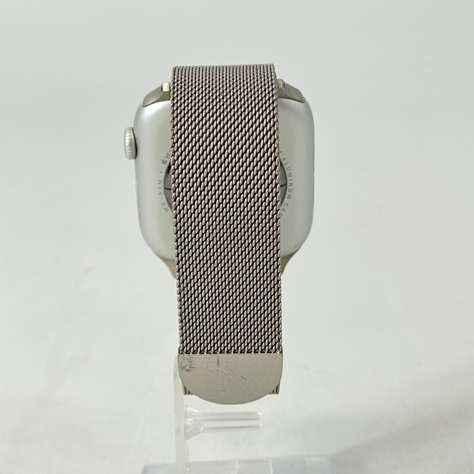 Apple Watch (Series 10) 46mm Silver Aluminum (GPS) w/ Milanese Loop – Excellent