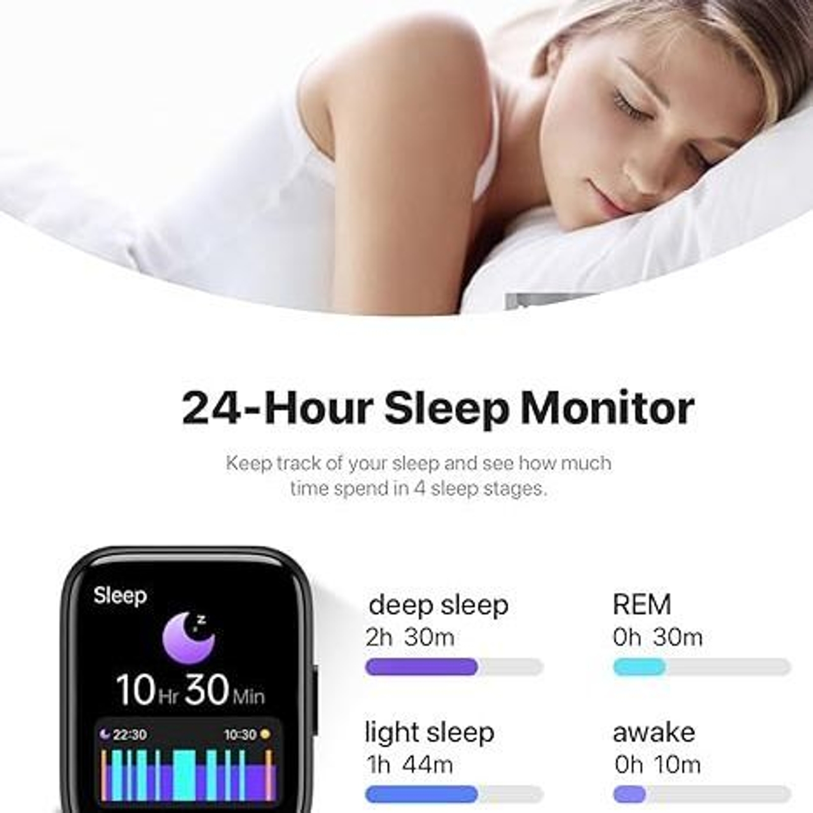 Smart Watch Answer/Make Calls/Quick Reply/AI Voice Assistant, 1.83″ for Android