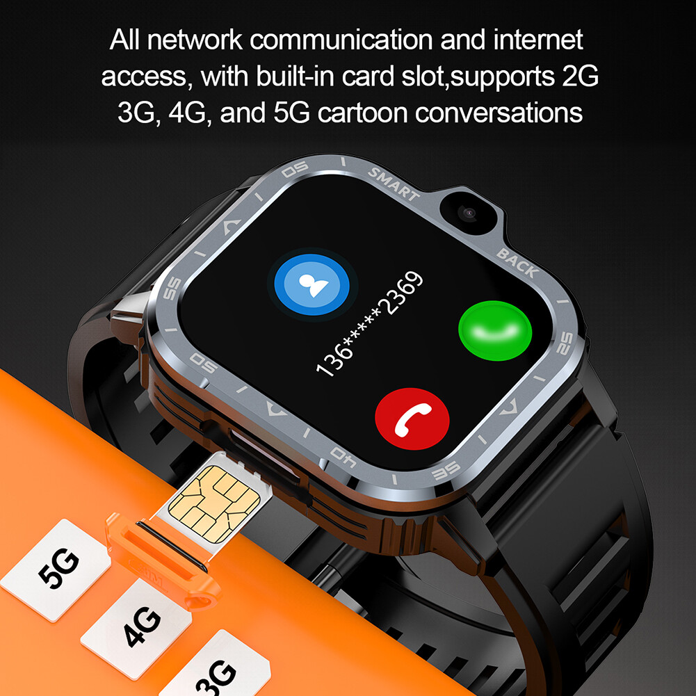4G WIFI Smart Watch Bluetooth Call Business Outdoor Sports Waterproof Wristwatch