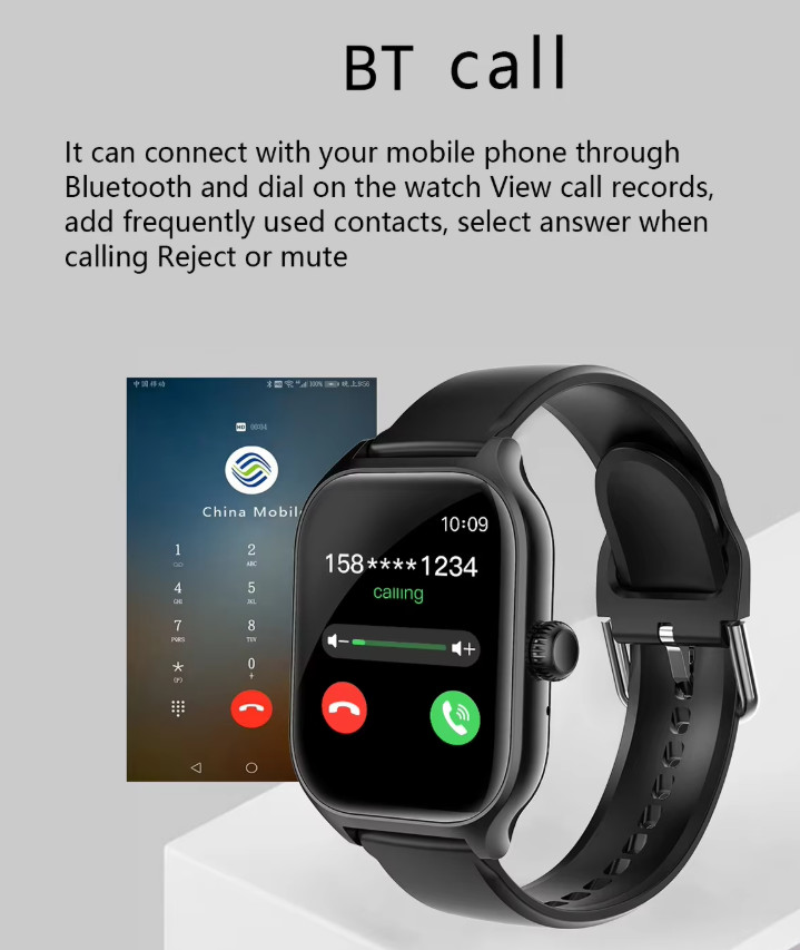C20 Pro Smart Watch Sport Fitness Tracker Bluetooth Call Heart Rate Android iOS