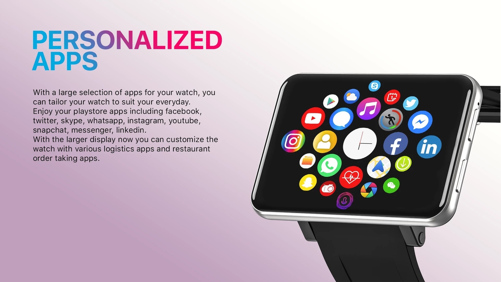 DM100 4G 2.86 Inch Screen Smart Watch Phone+4G LTE Phone SIM 5MP Camera