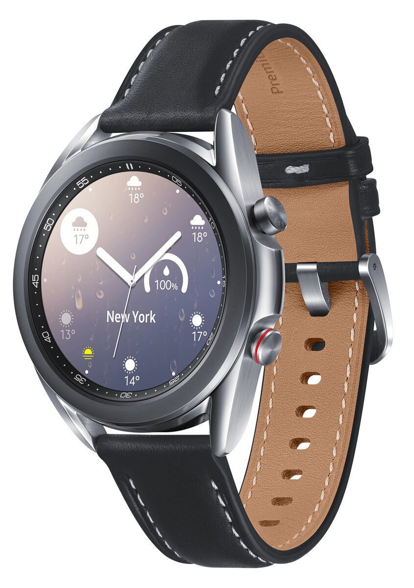 Samsung Galaxy Watch3 Stainless LTE Smartwatch Silver/Black 41mm SM-R855UZSAXAR