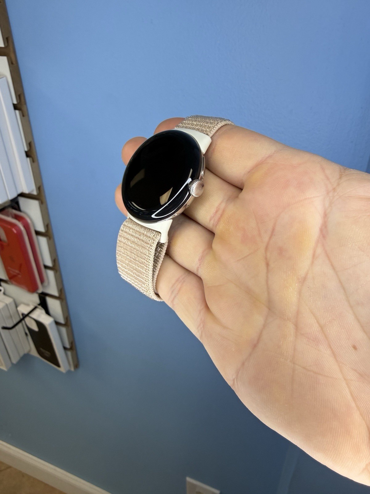 Google Pixel Watch 1st Gen. LTE Unlocked Silver Case Very Good