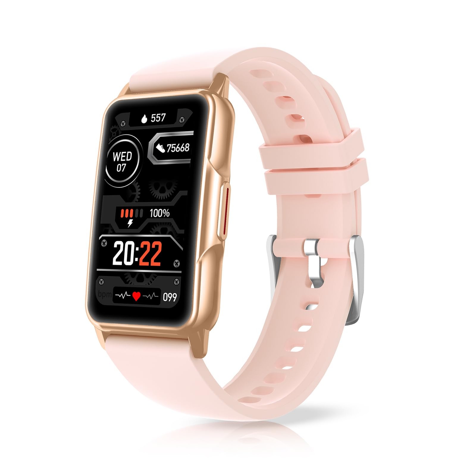 Fitness Tracker with 24/7 Heart Rate Sleep Monitor 100 Sports Modes Step Calo…