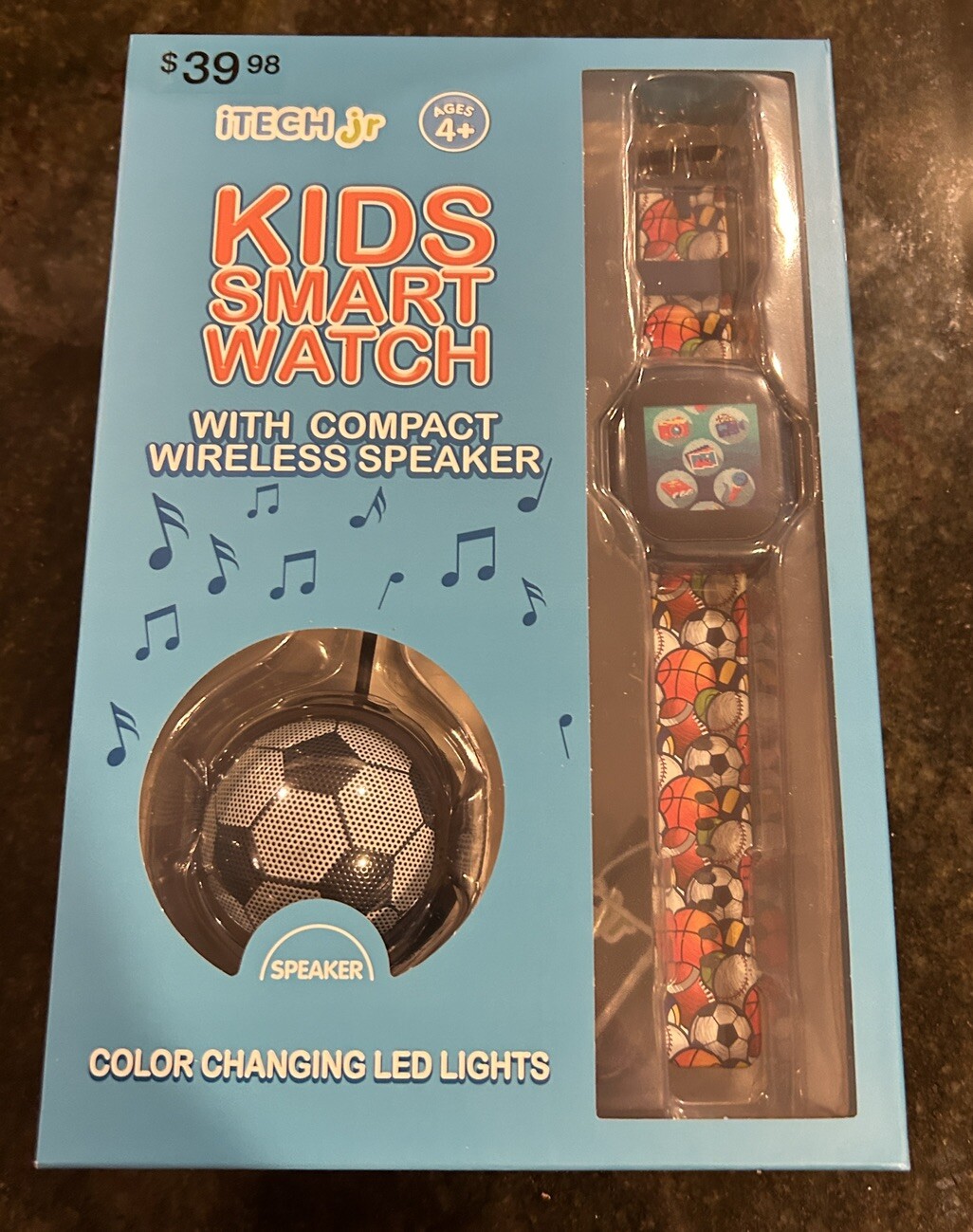 iTech Jr kids Smartwatch with Compact Wireless Speaker New In The Box!