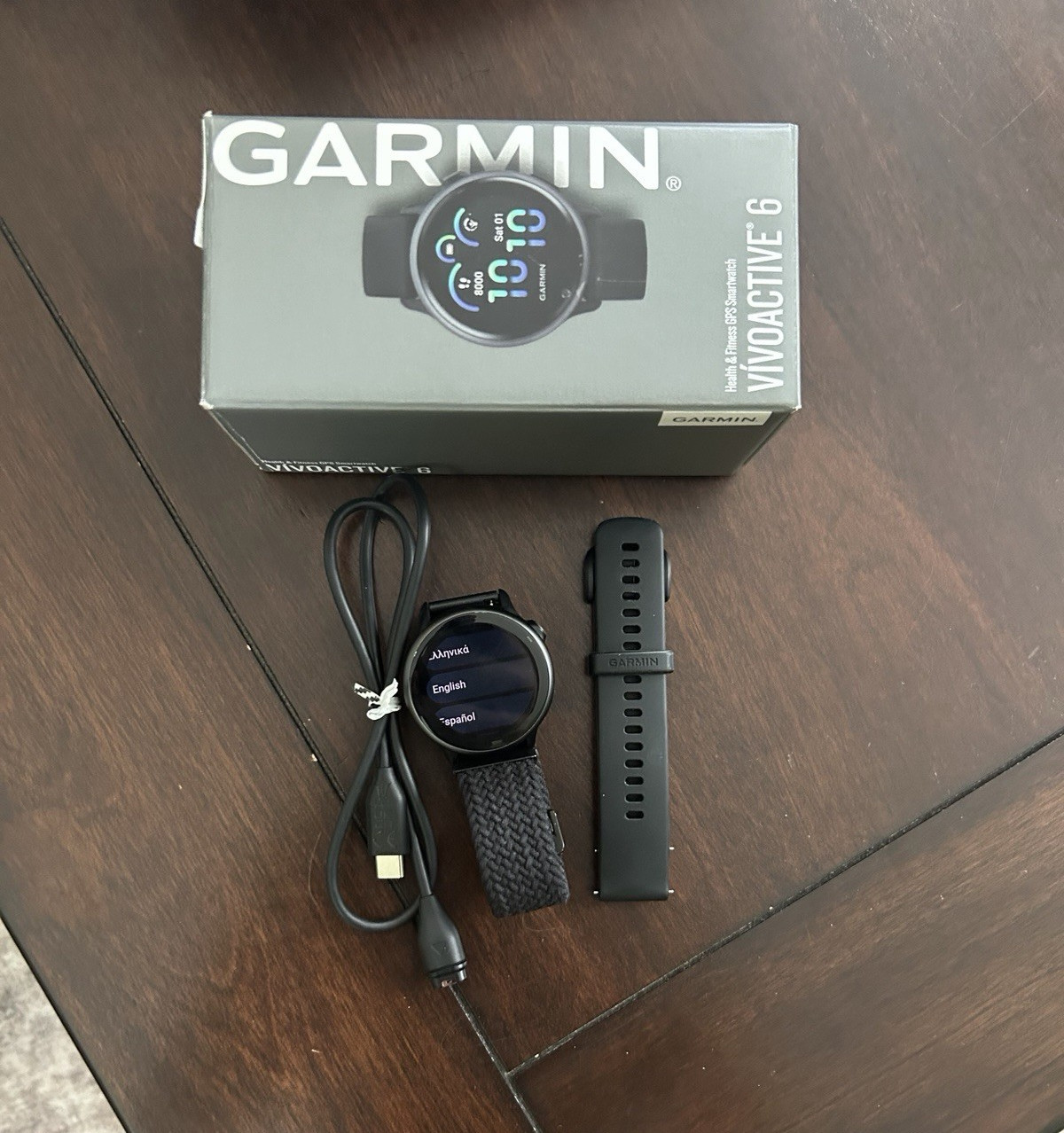 Garmin vívoactive 6 GPS Smartwatch 42mm Black Nylon Band