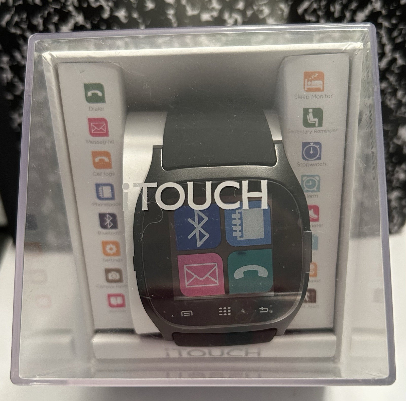 iTOUCH Smartwatch Android & iOS Compatible Black NIB