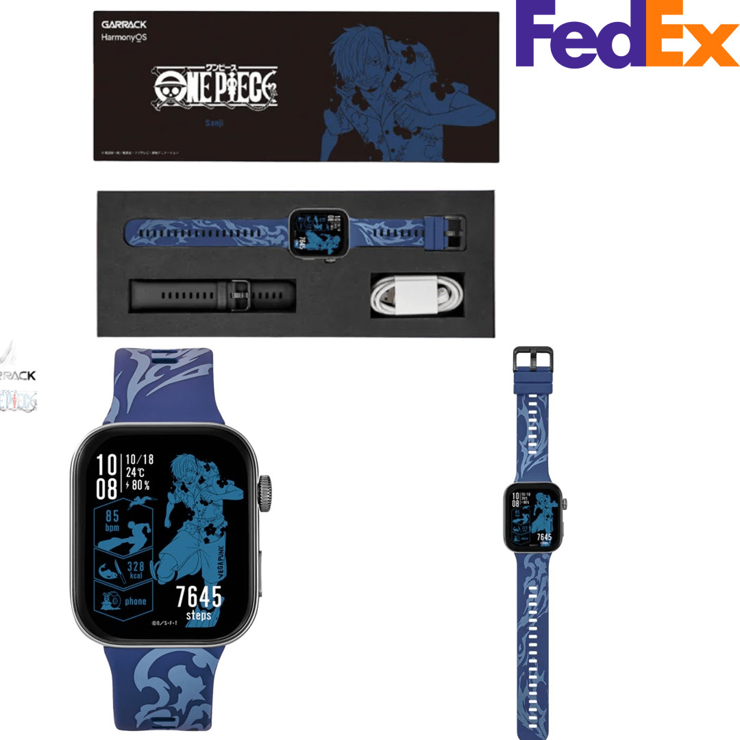 PSL GARRACK ONE PIECE Sanji Model / HUC-OP-FT3-S Smartwatch From JAPAN Fedex