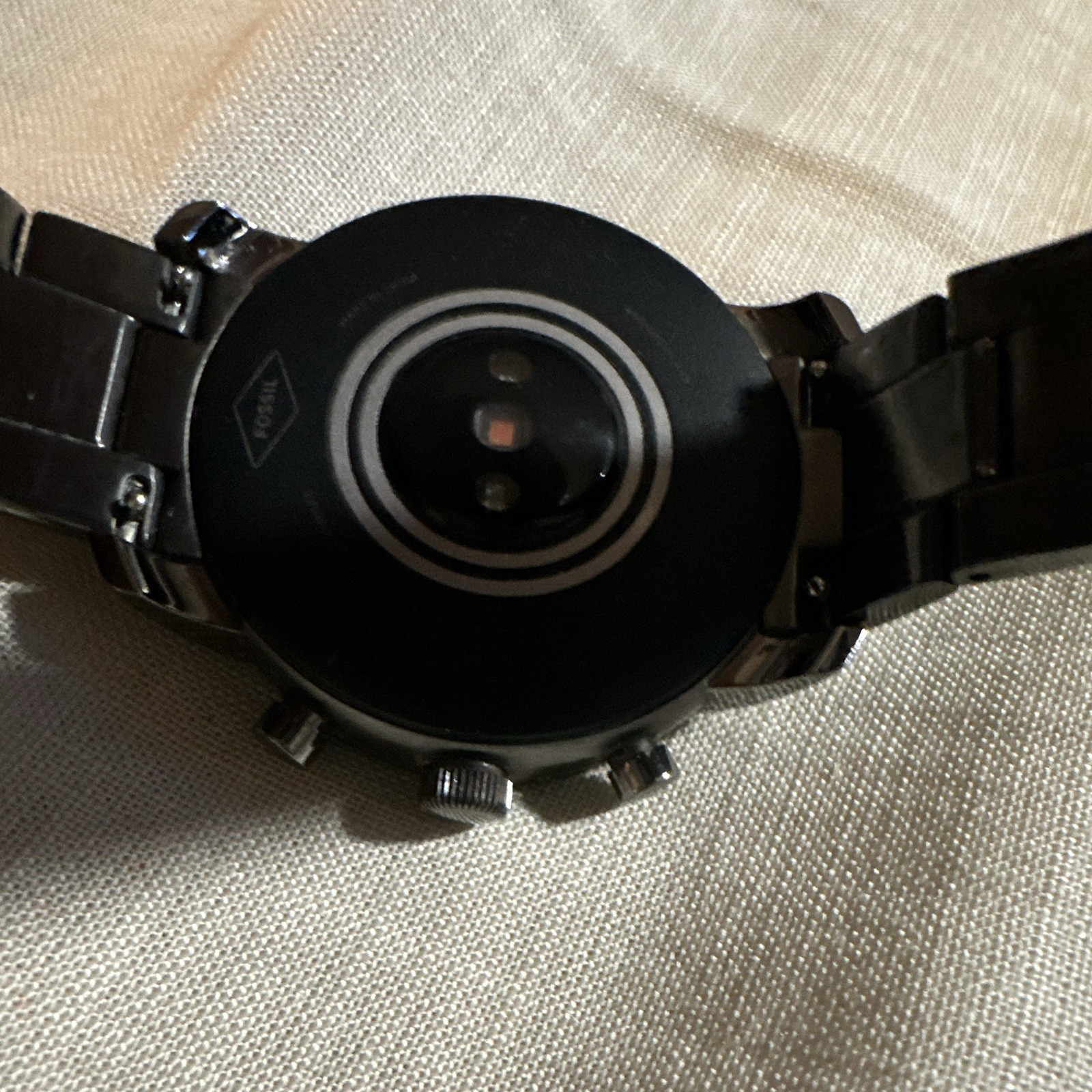 Fossil Gen 5 44mm Black Stainless Steel Smartwatch 8GB Wear OS BT Fitness