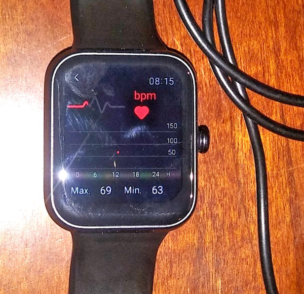 S1621/HA Smart Watch Black – Fitness Tracker, Heart Rate Monitor Unit Only
