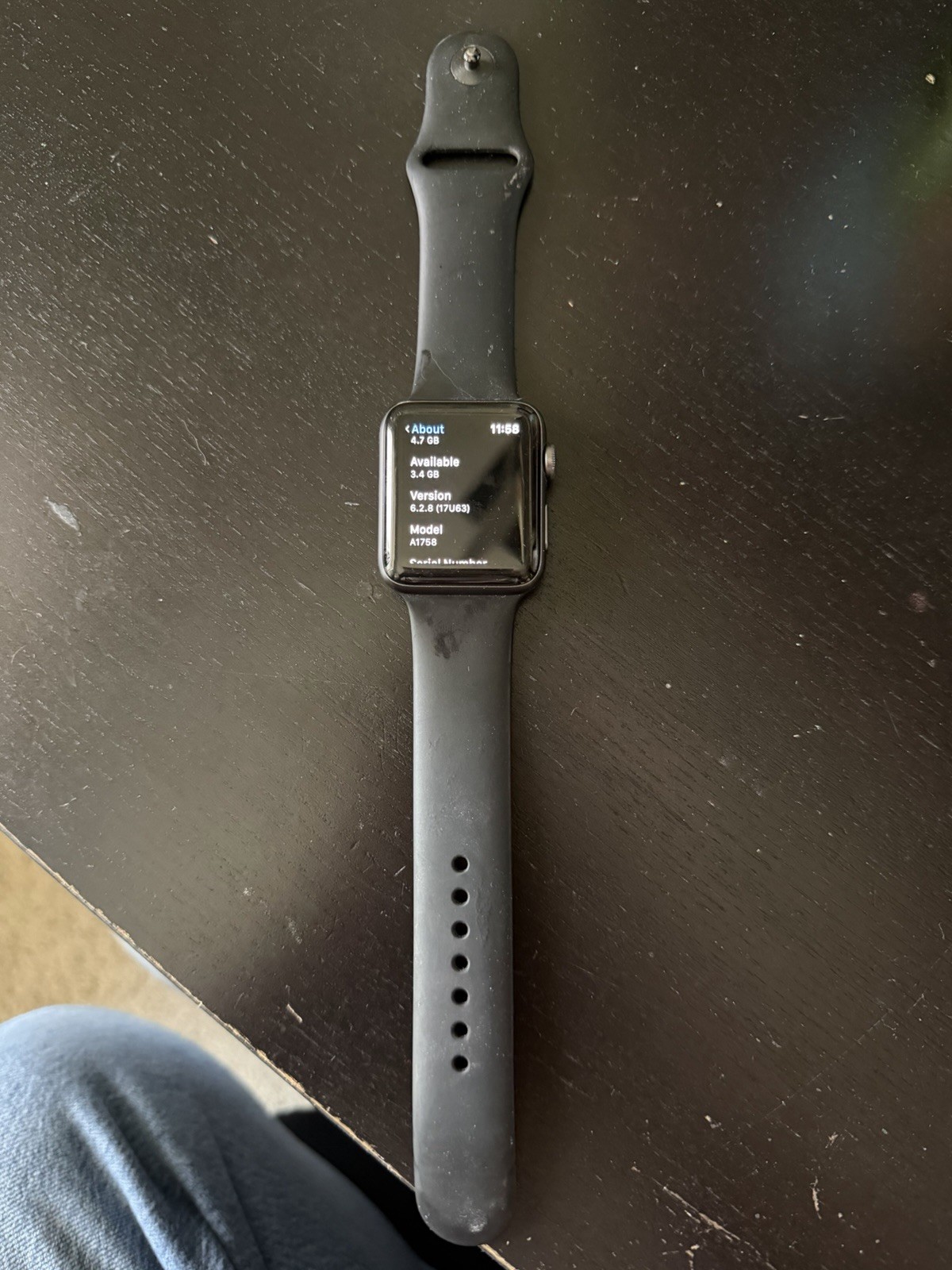 APPLE Watch Series 2 GPS – 42MM Aluminum Case A1758 – Black