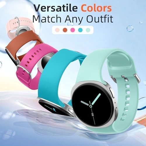 Soft Waterproof Replacement Straps 5 Pack for Samsung Galaxy Watch 8 40mm 44mm