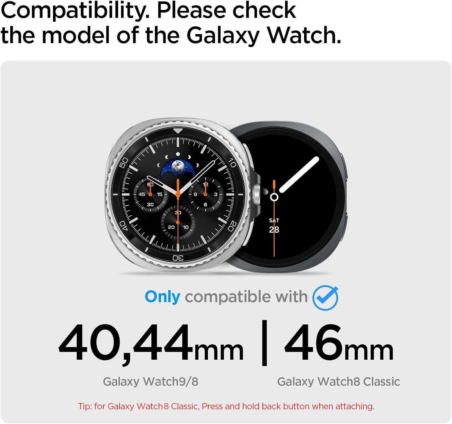 Nylon Strap Compatible with Samsung Galaxy Watch 9/8 44/40mm, 8 Classic 46mm