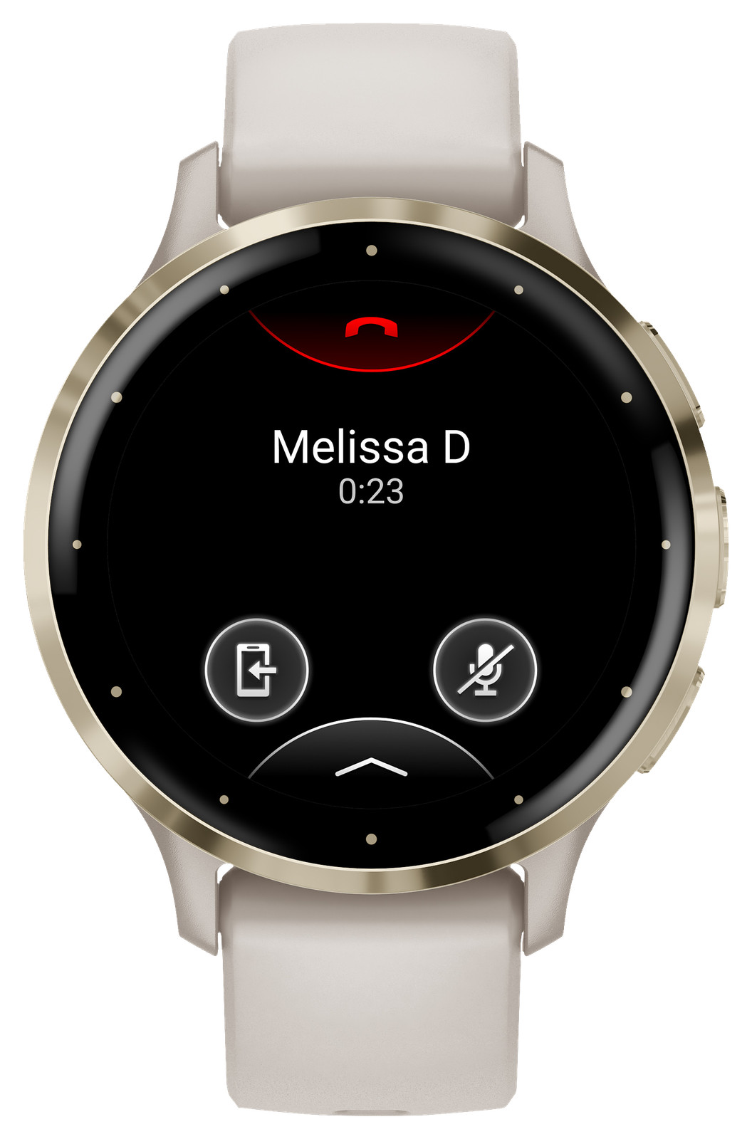 Garmin 010-02785-04 Venu 3S GPS Smartwatch – Gold/Ivory