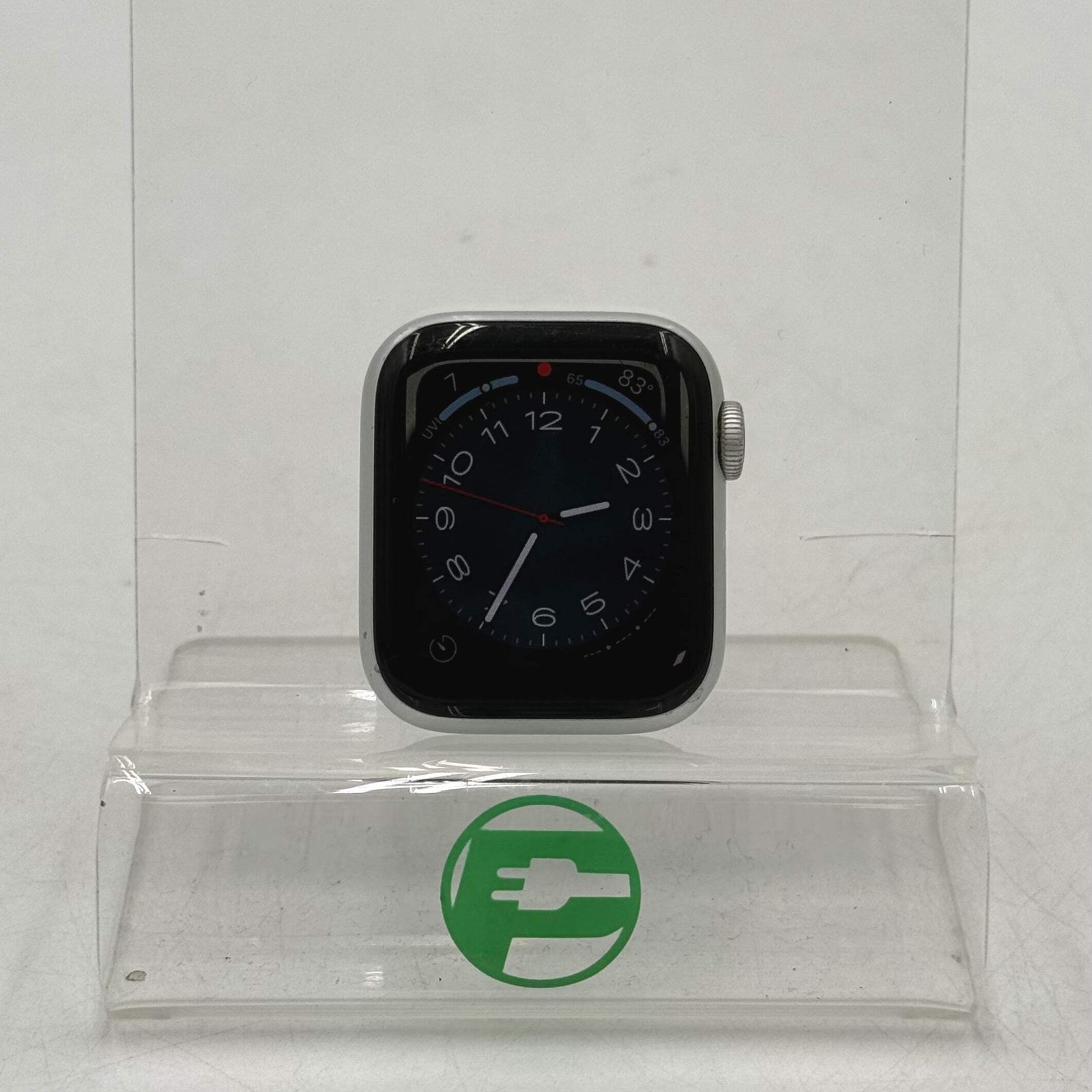 GPS Only Apple Watch Series 5 40MM Silver Aluminum A2092 Face Only