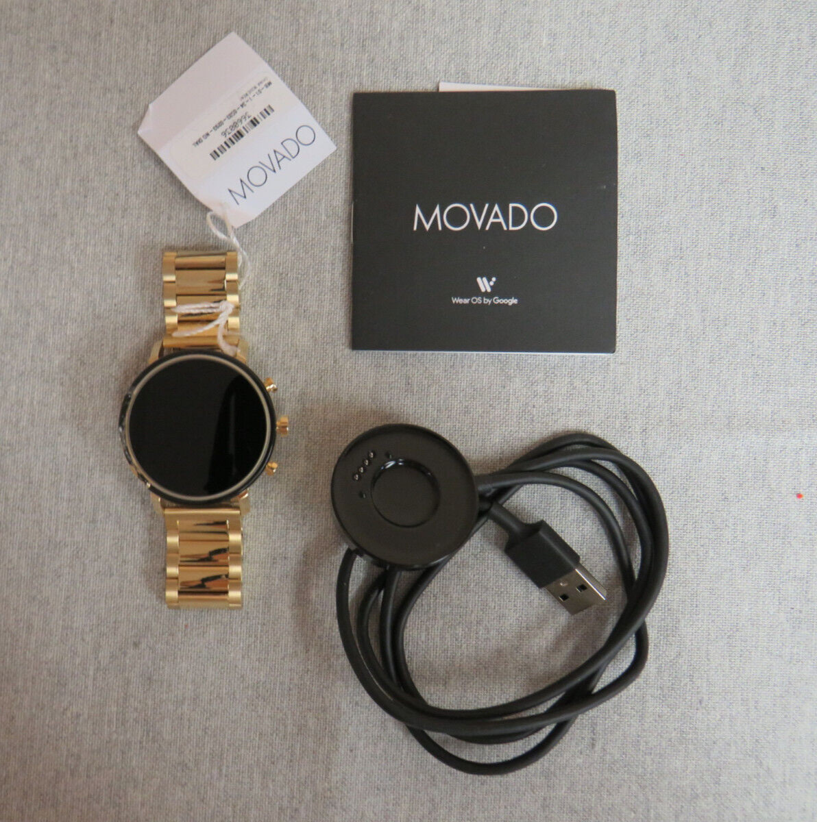 Movado Connect 2.0 Gold-Tone St. Steel Touchscreen Hybrid Smart Watch # WH 472 B
