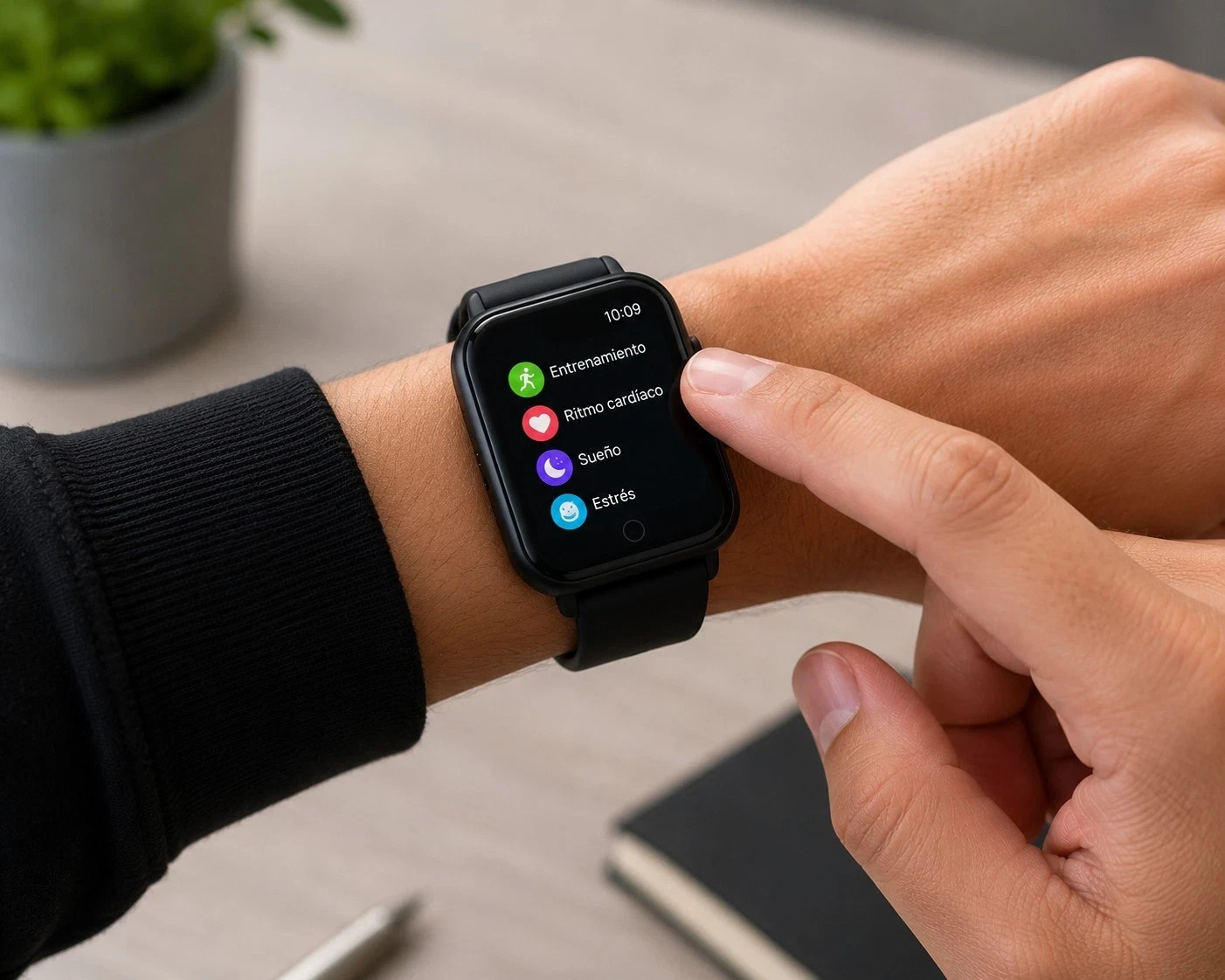 Smart Watch for Android & iOS – 1.4″ Touchscreen Display: 1.4″ HD square