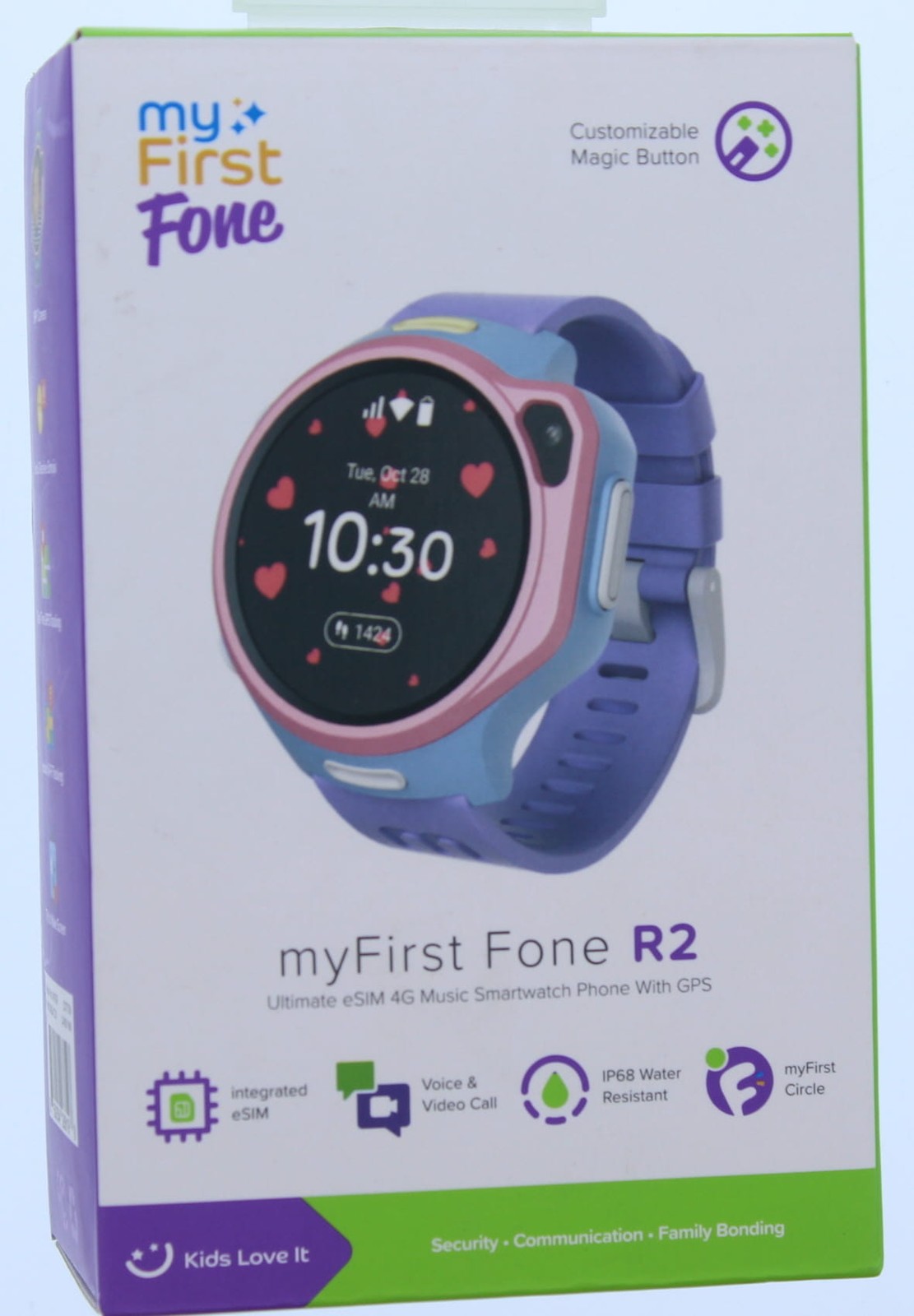 My First Fone R2 Ultimate eSIM 4G Music Smartwatch Phone with GPS